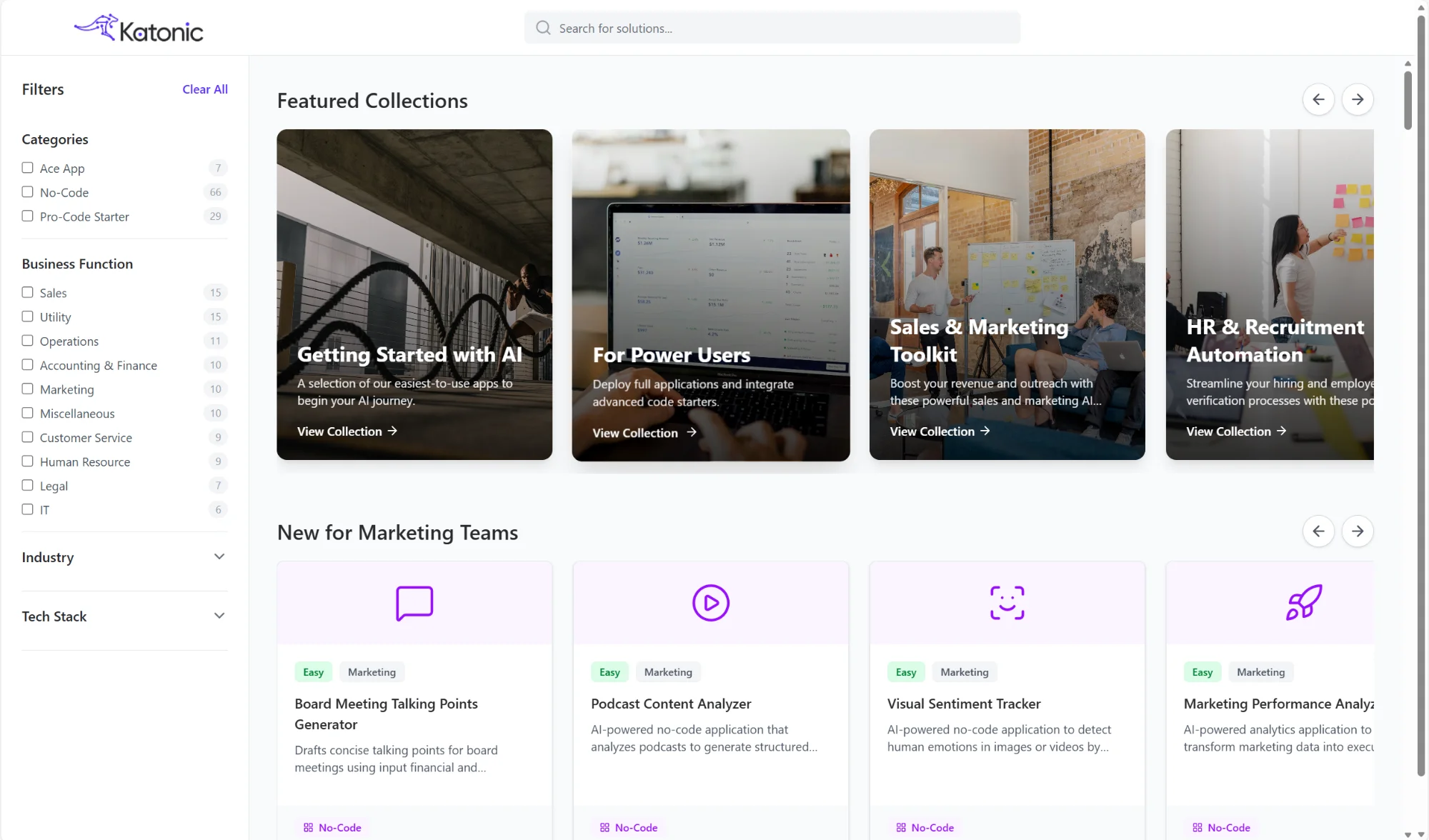 Katonic Agent Marketplace - 50+ Pre-built AI Agents